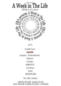 ERA presents
" A Week in The Life "