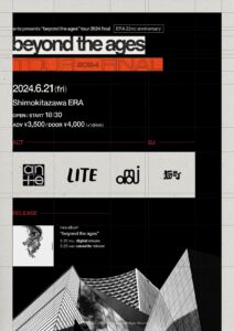 ante presents
"beyond the ages tour 2024 final"
-ERA 22nd ANNIVERSARY-