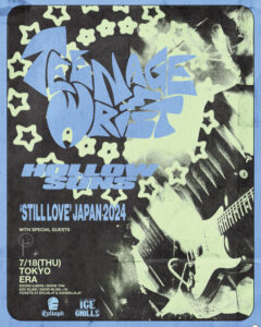 TEENAGE WRIST 'STILL LOVE' JAPAN 2024
WITH HOLLOW SUNS