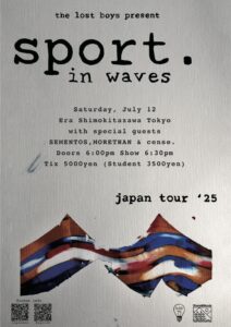 The Lost Boys Present
「Sport Japan Tour 2025」