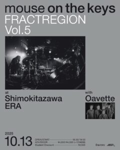 mouse on the keys 
-FRACTREGION Vol.5-