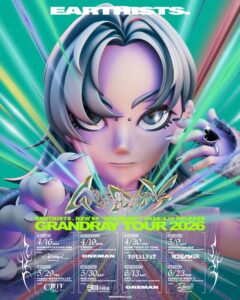 Earthists. GRANDRAY TOUR 2026 - LIVE HOUSE SHIMOKITAZAWA ERA / ライブハウス 下北沢エラ